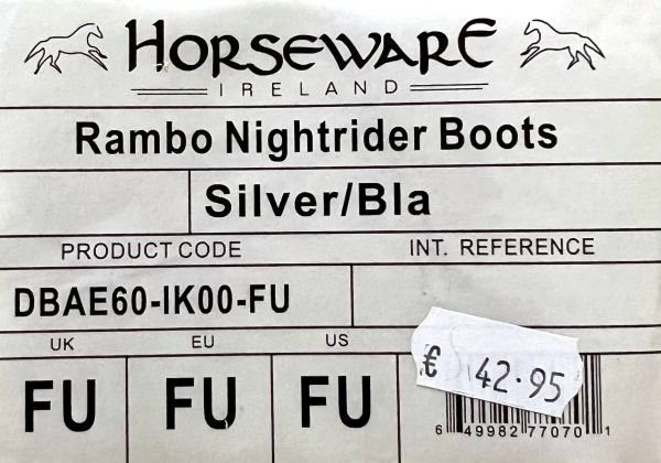 Horseware Rambo Night Rider Boots Gr. Cob