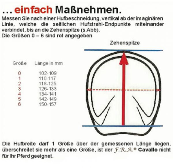 Hufschuh Cavallo Trek regulär Gr. 1, 1 Stück